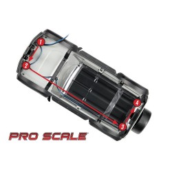 LED Lights Front and Rear Kit Complete TRX-4M Bronco