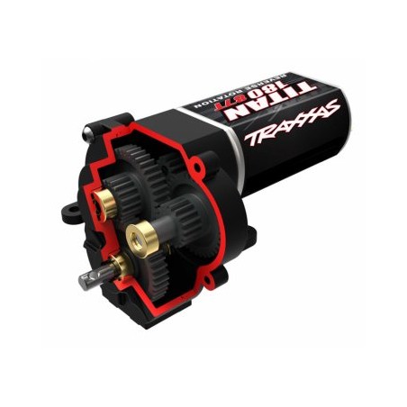 Transmission Trail Gearing Complete with Motor TRX-4M
