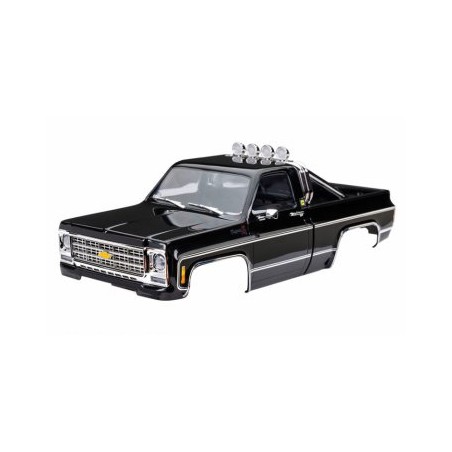 Kaross TRX-4M Chevrolet K10 Svart Komplett (Clipless)