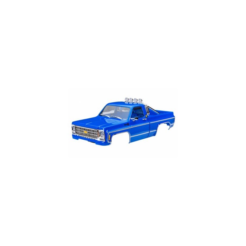 Body TRX-4M Chevrolet K10 Blue Complete (Clipless)