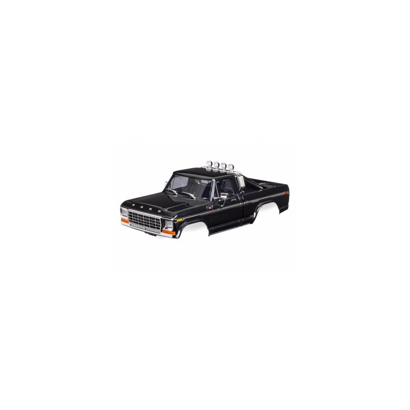 Body TRX-4M Ford F-150 Black Complete (Clipless)
