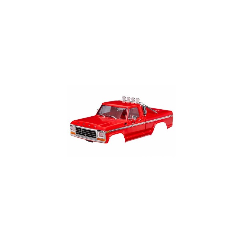 Body TRX-4M Ford F-150 Red Complete (Clipless)