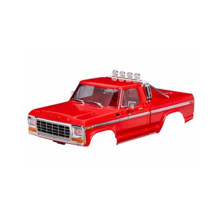 Body TRX-4M Ford F-150 Red Complete (Clipless)