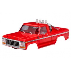 Body TRX-4M Ford F-150 Red Complete (Clipless)