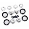 Wheels Aluminium Beadlock Silver 1.0" (2)