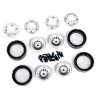 Wheels Aluminium Beadlock Silver 1.0" (2)