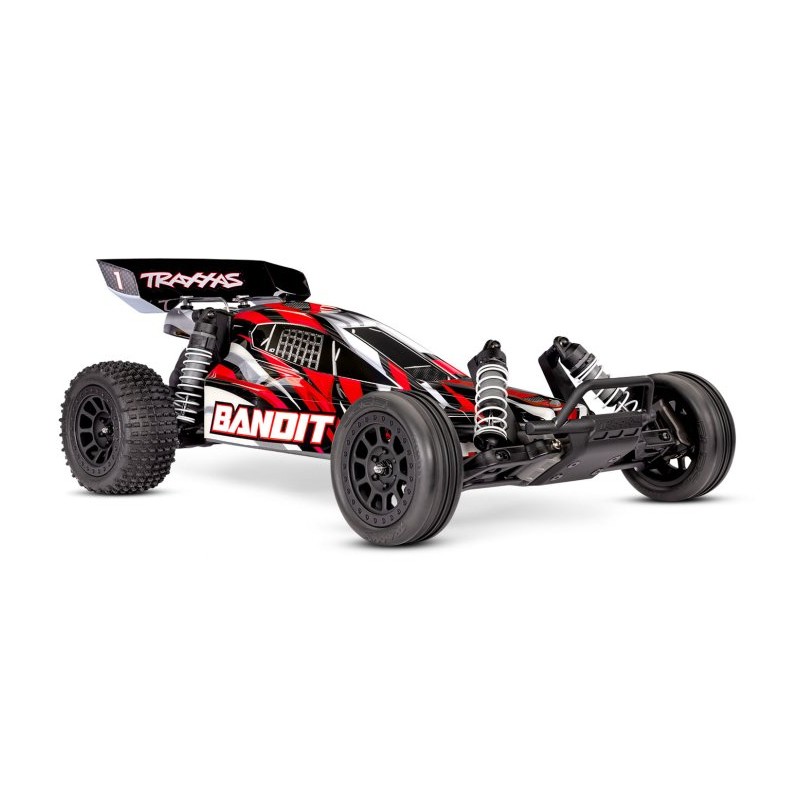 Bandit 2WD 1/10 RTR TQ EHD Red-X USB-C Laddare/ 7 cell NiMH 3000mAh