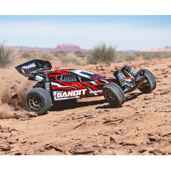Bandit 2WD 1/10 RTR TQ EHD Red-X USB-C Laddare/ 7 cell NiMH 3000mAh