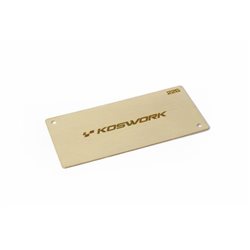 Shorty Lipo Weight 94x46x0.6mm Koswork - 22g