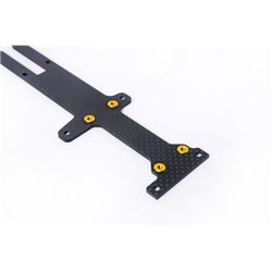 Carbon Radio Plate & ESC Mount Koswork 2.0mm - Optima Mid