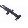 Carbon Radio Plate & ESC Mount Koswork 2.0mm - Optima Mid