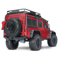 TRX-4 Land Rover Defender Clipless Röd RTR