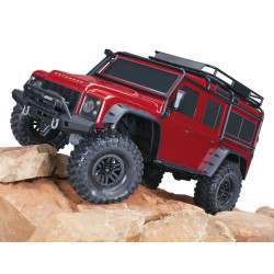 TRX-4 Land Rover Defender Clipless Röd RTR
