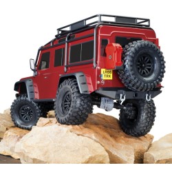 TRX-4 Land Rover Defender Clipless Röd RTR