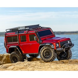 TRX-4 Land Rover Defender Clipless Röd RTR