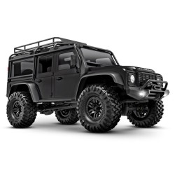 TRX-4M 1/18 Land Rover Defender Crawler Black RTR - 2S LiPo/USB Charger
