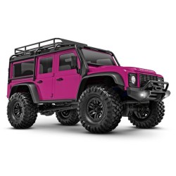TRX-4M 1/18 Land Rover Defender Crawler Pink RTR - 2S LiPo/USB Charger