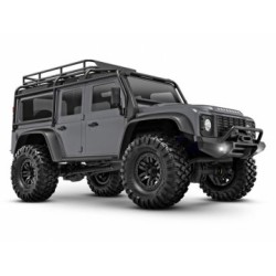 TRX-4M 1/18 Land Rover Defender Crawler Silver RTR - 2S LiPo/USB Charger