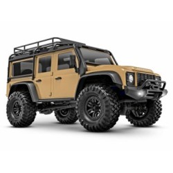 TRX-4M 1/18 Land Rover Defender Crawler Tan RTR - 2S LiPo/USB Laddare