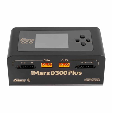 GensAce Charger iMars D300 PLUS Dual Channel (EU) Black