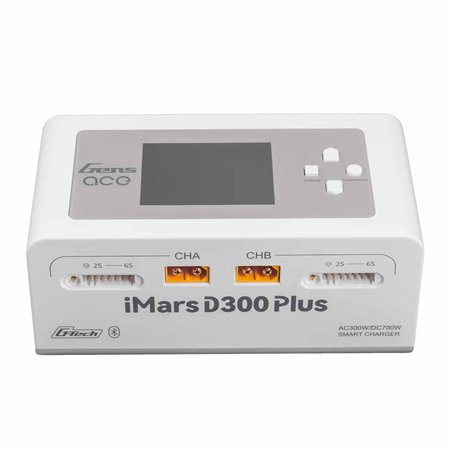 GensAce Charger iMars D300 PLUS Dual Channel (EU) White