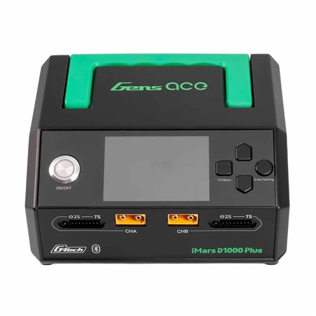GensAce Charger iMars D1000 PLUS Smart Dual Channel AC 1000W (EU)