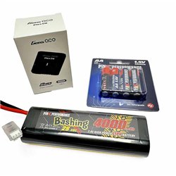 KE Power Bundle 2 - 2S LiPo (Deans) - USB Charger - AA Dry Cells 