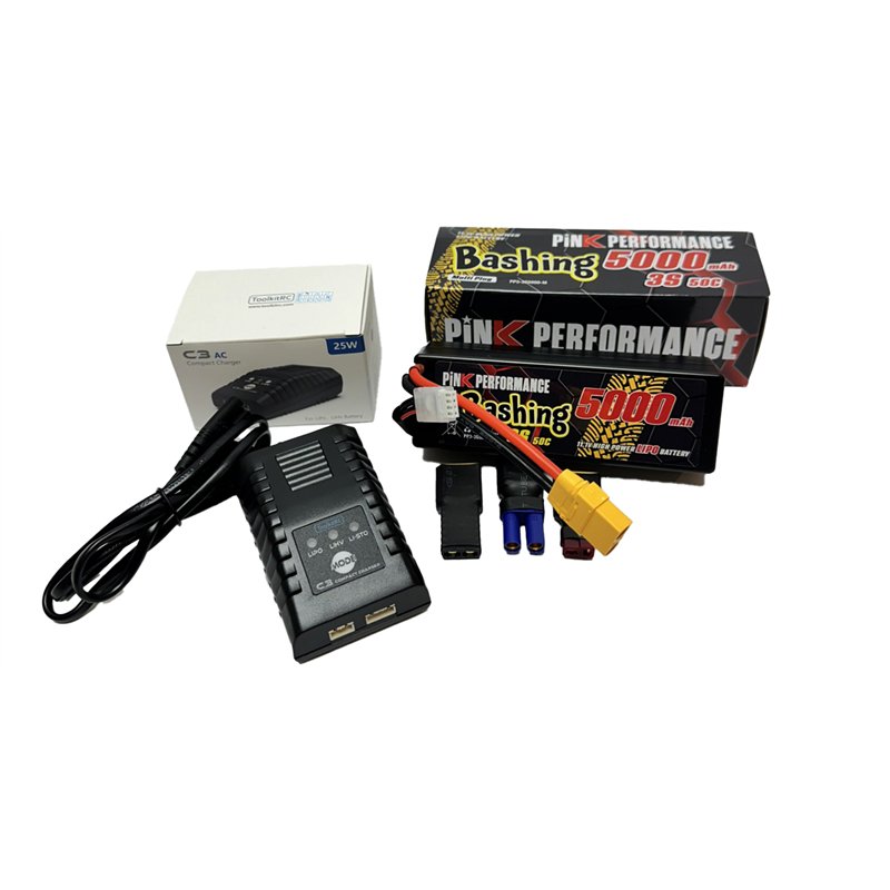 KE Power Bundle 5000-3S LiPo (Mutli-Plug)-C3 AC Charger