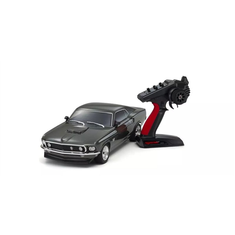 Kyosho Fazer FZ02 (L) Ford Mustang Boss 429 Black 1969 1:10 Readyset