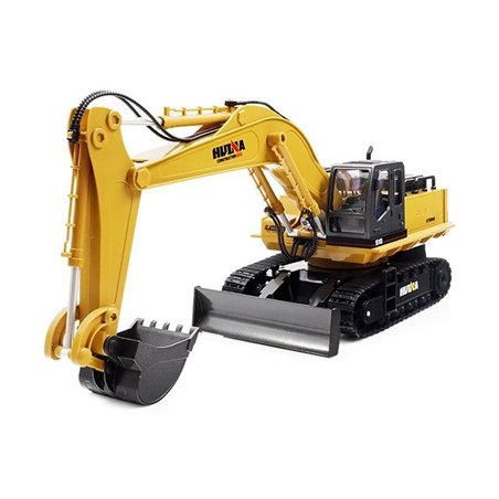 HUINA 1510 1/16 SCALE RC EXCAVATOR 2.4G 11CH w/DIE CAST BUCKET