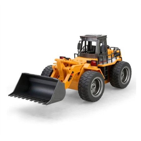HUINA 1520 1/18 2.4G 6CH RC BULLDOZER w/DIE CAST BUCKET