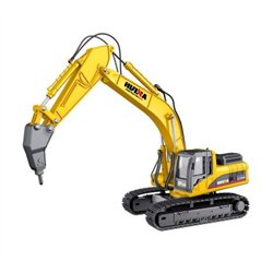 HUINA 1911 1:40 SCALE TRACKED EXCAVATOR DRILL - JACKHAMMER STATIC MODEL
