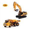 HUINA 1611 1:50 SCALE EXCAVATOR & DUMP TRUCK STATIC MODELS