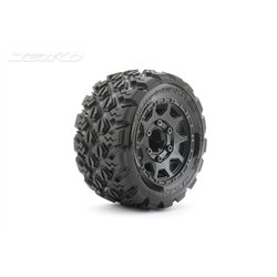 Jetko EX Tyre ST King Cobra Black Wheel 2.8" Hex 12-14-17mm (2)