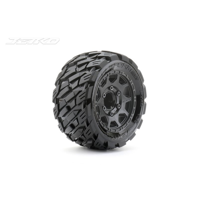 Jetko EX Tyre ST Rockform Black Wheel 2.8" Hex 12-14-17mm (2)