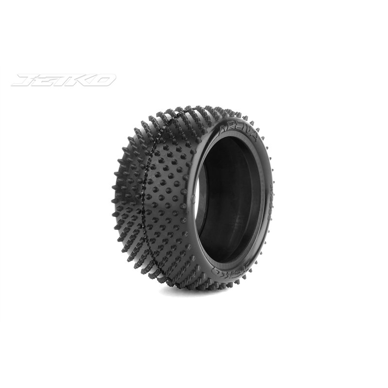 Jetko Arena 1:10 Buggy 2.2 Rear Tyres 2wd 4wd EOS Yellow (2)