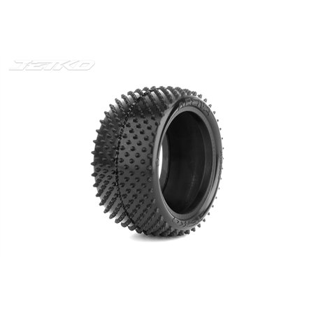 Jetko Arena 1:10 Buggy 2.2 Rear Tyres 2wd 4wd EOS Yellow (2)