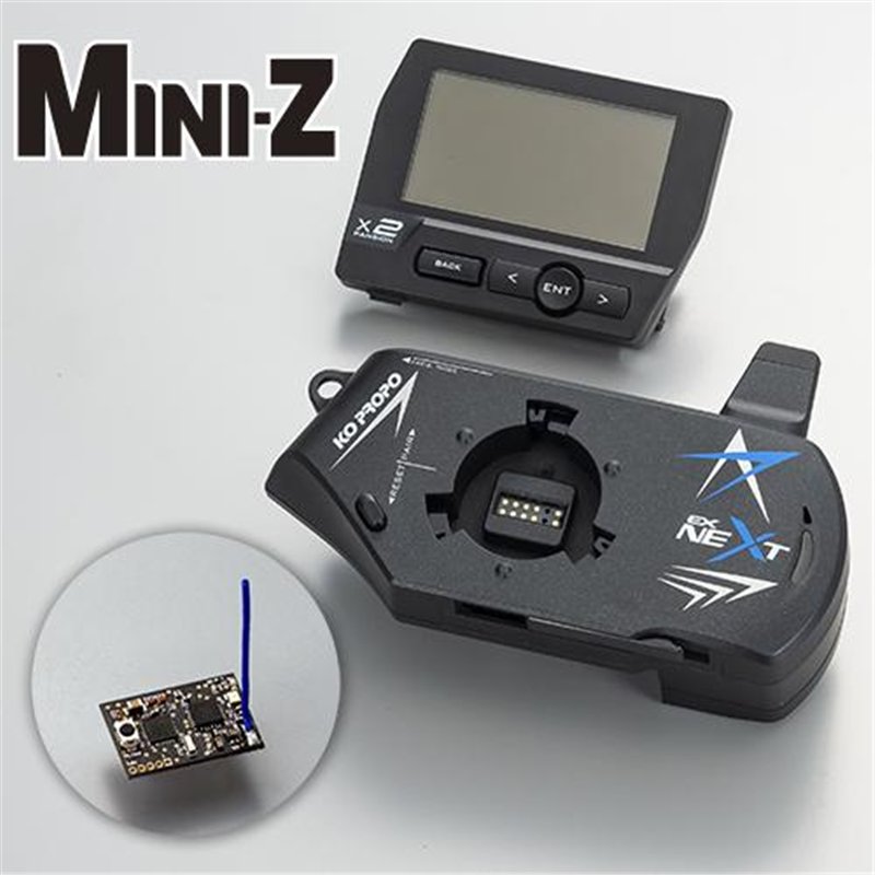 Master Unit EX-NEXT Black SP Upgrade set w/MINI-Z EVO2 Receiver unit
