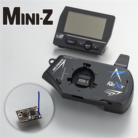 Master Unit EX-NEXT Black SP Upgrade set w/MINI-Z EVO2 Receiver unit