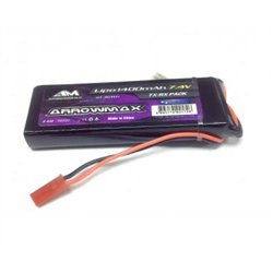 ARROWMAX LIPO RX GP 1400 (7.4V) LIPO battery 77x25x15mm