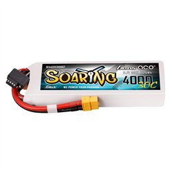 Gensace Soaring LiPo 3S 11.1V-4000-30C (XT60) 136x42.5x22.5mm 290g GT