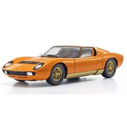 Kyosho 1:12 Lamborghini Miura P400 1968 Orange/Brown Interior