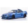 Kyosho 1:18 Samurai Collection Skyline GT-R R34 Khyzyl Saleem Blue