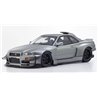 Kyosho 1:18 Samurai Collection Skyline GT-R R34 Khyzyl Saleem Gray