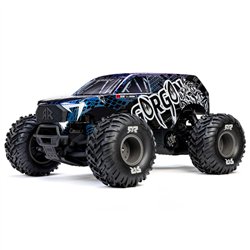ARRMA 1/10 GORGON 223S 2WD RTR Brushless Monster Truck Blue/Black