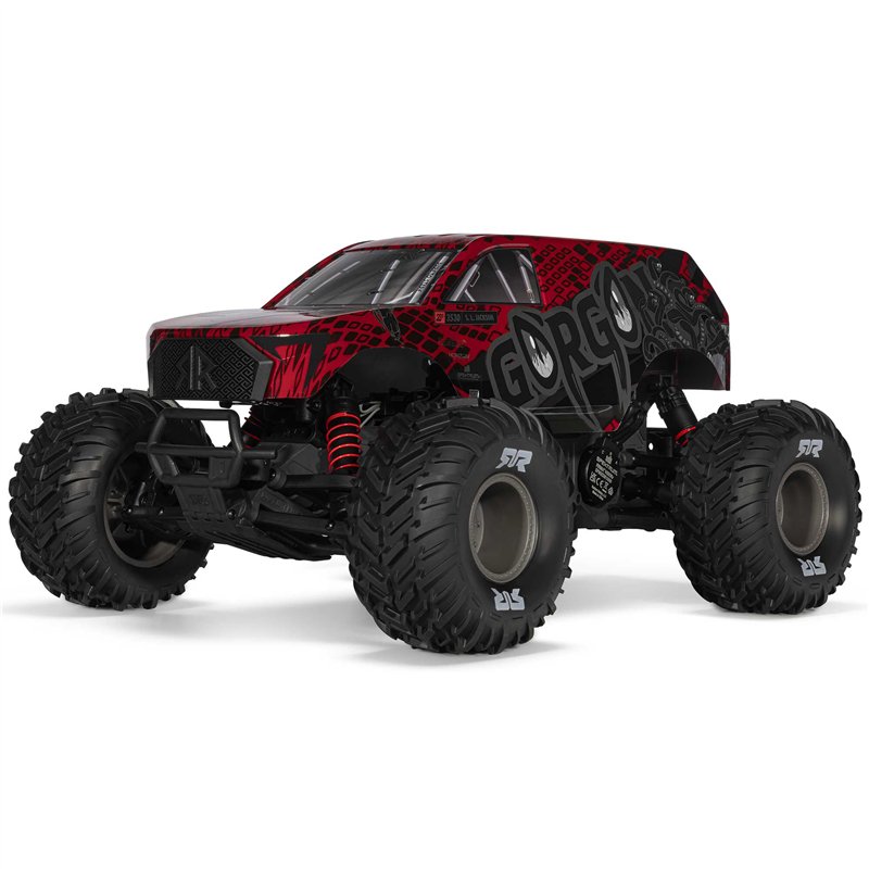 ARRMA 1/10 GORGON 223S 2WD RTR Brushless Monster Truck Red/Black