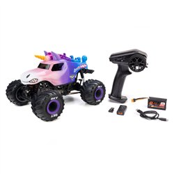Losi 1/18 Mini LMT Sparkle Smash 2S 4X4 RTR Brushed Monster Truck (Battery & Charger Included)