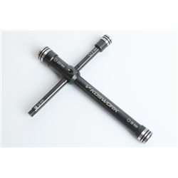 Koswork Cross Wrench (7-8-10mm - Hex 5mm)