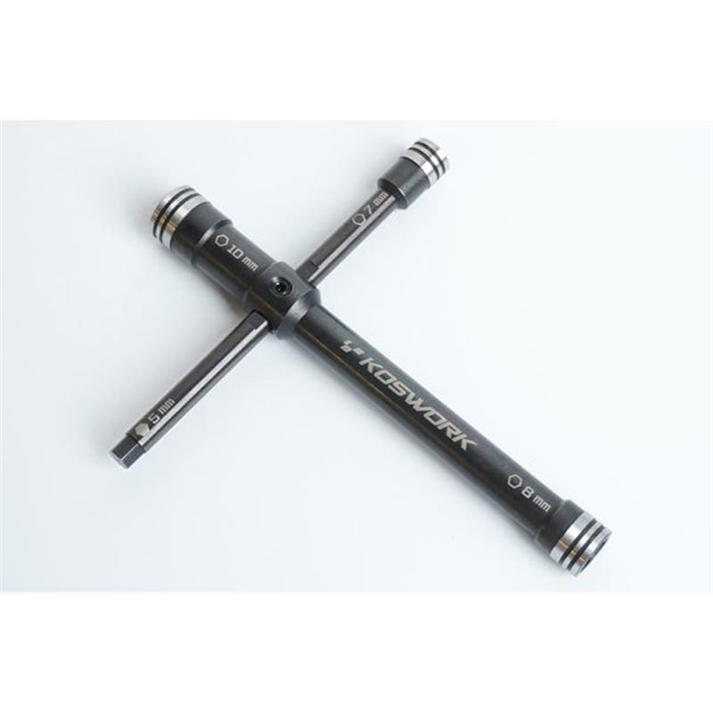 Koswork Cross Wrench (7-8-10mm - Hex 5mm)