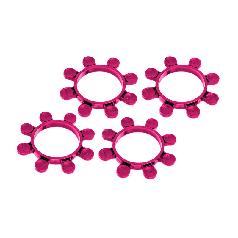 1/8 Off-Road Tire Mounting Band - Octopus- Purple (4)